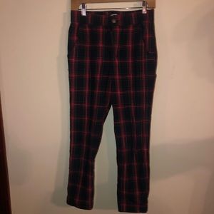 Hollister Plaid trouser Pants